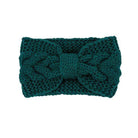 Winter Crochet Bow Twisted Head Band - VacationGrabs