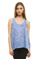 Women's Animal Print Jersey Tank Top - VacationGrabs