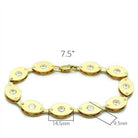 Women's Bracelets - LO2010 - Matte Gold & Gold Brass - VacationGrabs