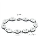 Women's Bracelets - LO2011 - Matte Rhodium & Rhodium Brass - VacationGrabs
