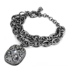 Women's Bracelets - LO4222 - TIN Cobalt Black Brass - VacationGrabs