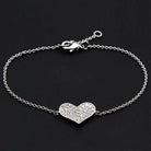 Women's Bracelets Style No. 3W067 - Rhodium Brass Bracelet - VacationGrabs