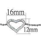 Women's Bracelets Style No. 3W713 - Rhodium Brass Bracelet - VacationGrabs