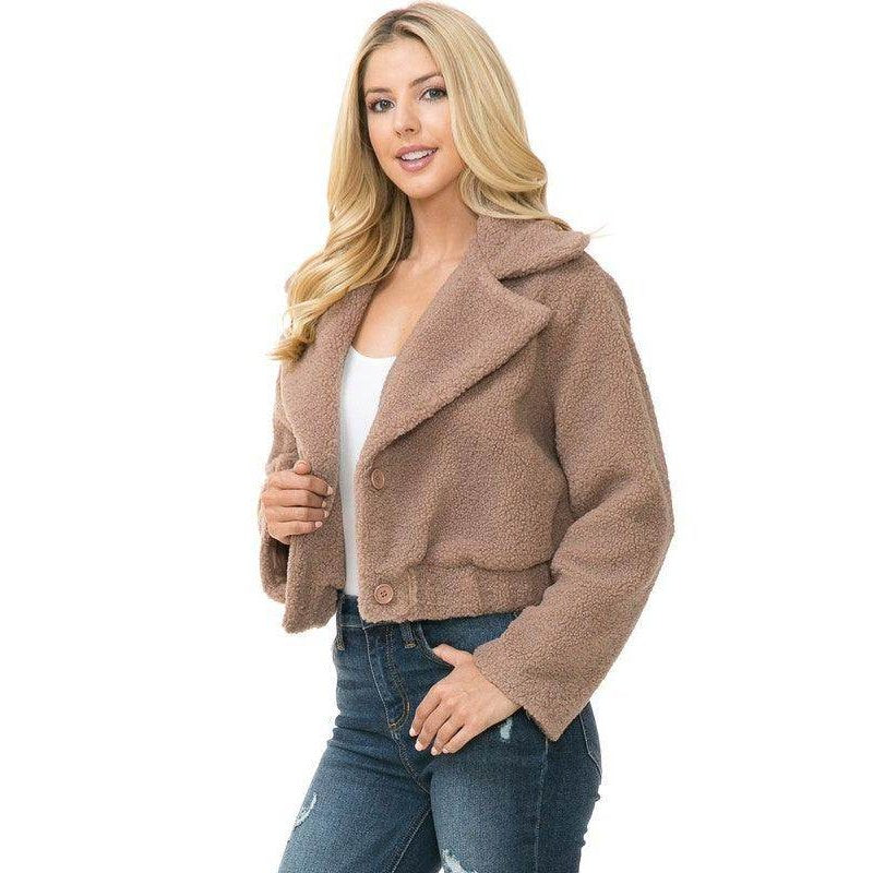 Women's Faux Fur Jacket - VacationGrabs