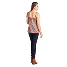Women's Floral Printed Lace Tank - VacationGrabs