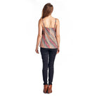 Women's Floral Printed Lace Tank - VacationGrabs
