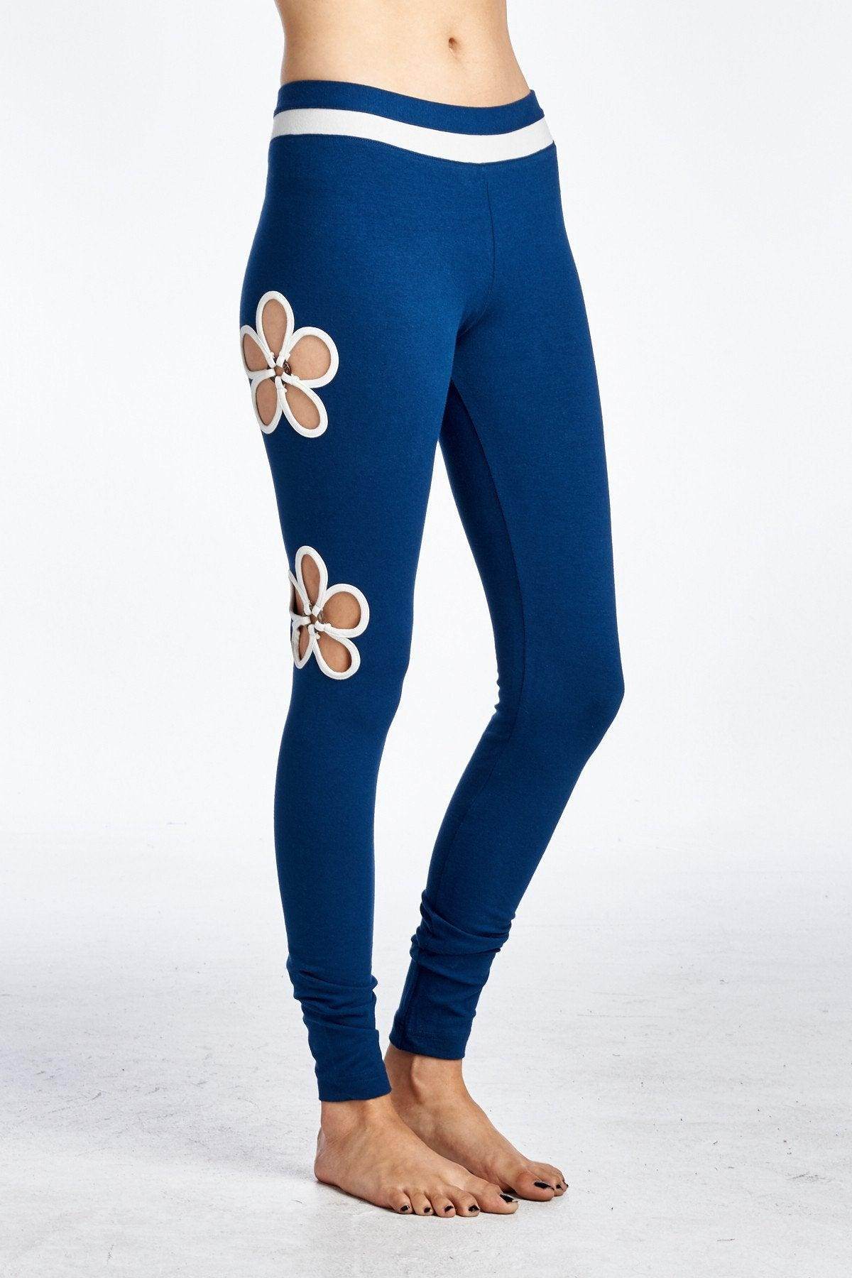 Women's Flower Patch Active Bottoms - VacationGrabs