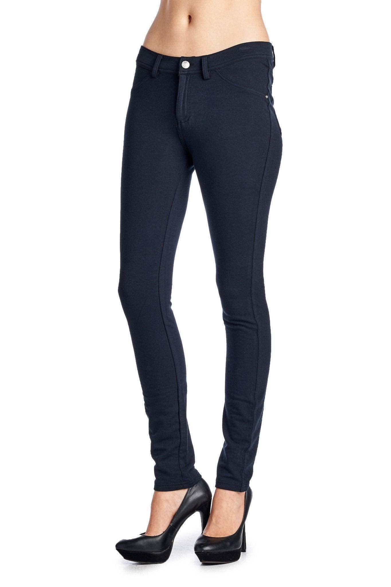 Women's French Terry Jeggings - VacationGrabs