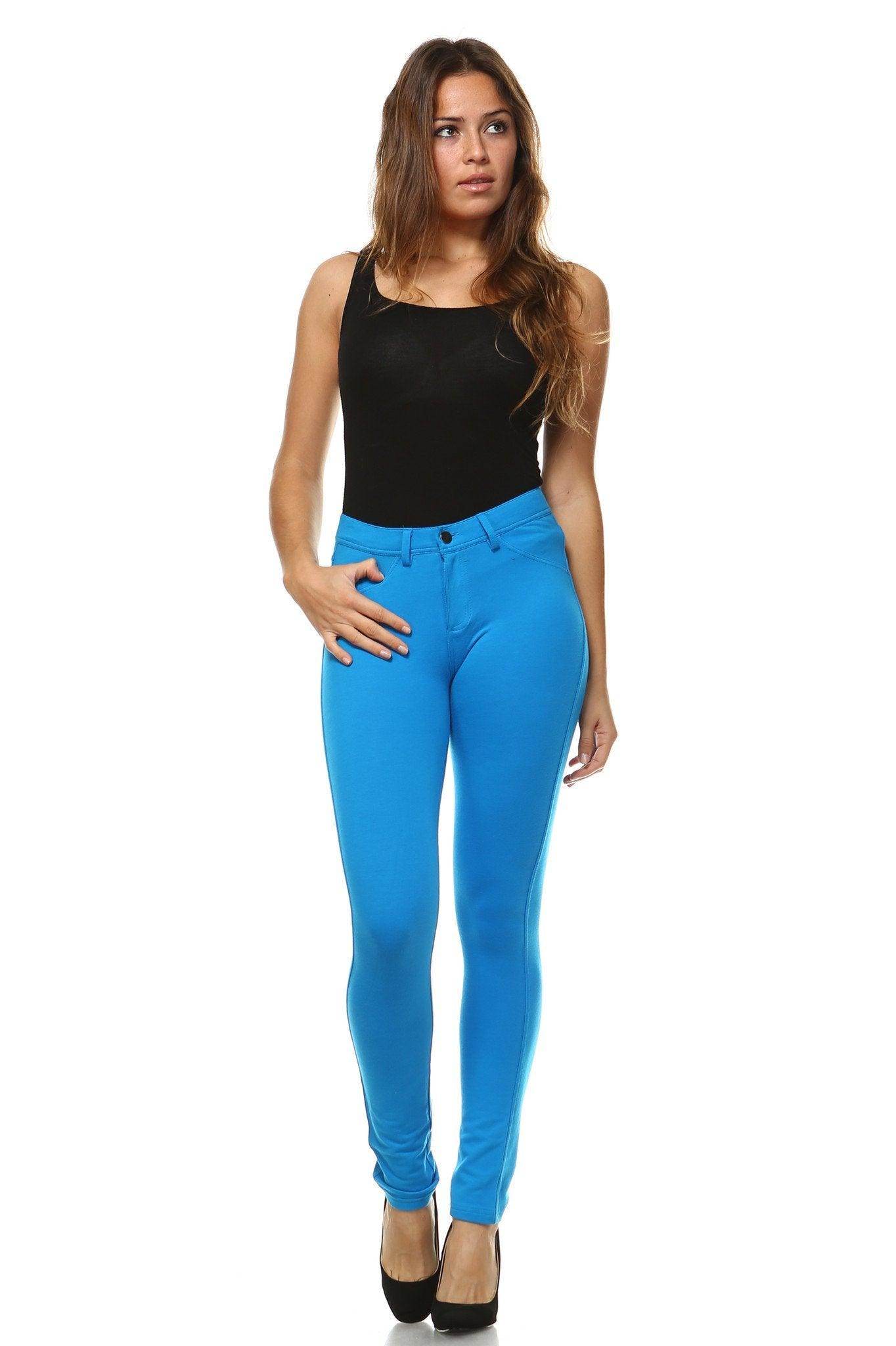 Women's French Terry Jeggings - VacationGrabs