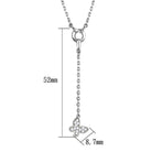 Women's Jewelry Style No. 3W443 - Rhodium Brass Necklace - VacationGrabs