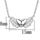 Women's Jewelry Style No. 3W451 - Rhodium Brass Necklace - VacationGrabs
