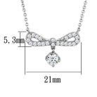 Women's Jewelry Style No. 3W452 - Rhodium Brass Necklace - VacationGrabs
