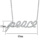 Women's Jewelry Style No. 3W457 - Rhodium Brass Necklace - VacationGrabs