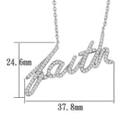 Women's Jewelry Style No. 3W458 - Rhodium Brass Necklace - VacationGrabs