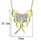 Women's Jewelry Style No. 3W459 - Gold+Rhodium Brass - VacationGrabs