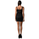 Women's Lace Bodycon Dress with Elastic Back Detail - VacationGrabs