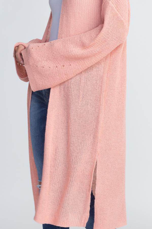 Women's Long Knit Thin Cardigan - VacationGrabs