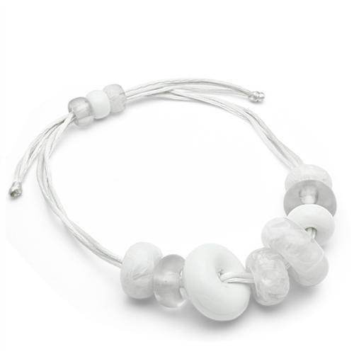 Women's White Beaded Necklace Style VL024 - VacationGrabs