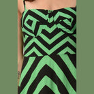Women's Printed Corset Dress - VacationGrabs
