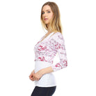 Women's Printed Jersey Crop Cardigan with Attached Tank - VacationGrabs