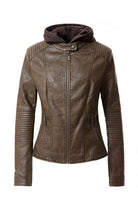 Women'S Pu Jacket - VacationGrabs