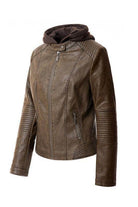 Women'S Pu Jacket - VacationGrabs