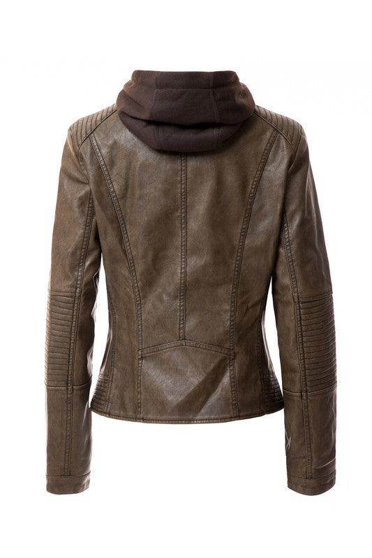 Women'S Pu Jacket - VacationGrabs