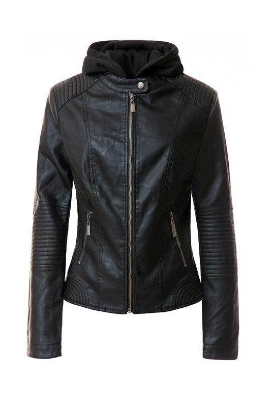 Women'S Pu Jacket - VacationGrabs