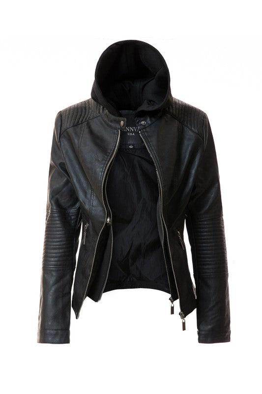 Women'S Pu Jacket - VacationGrabs