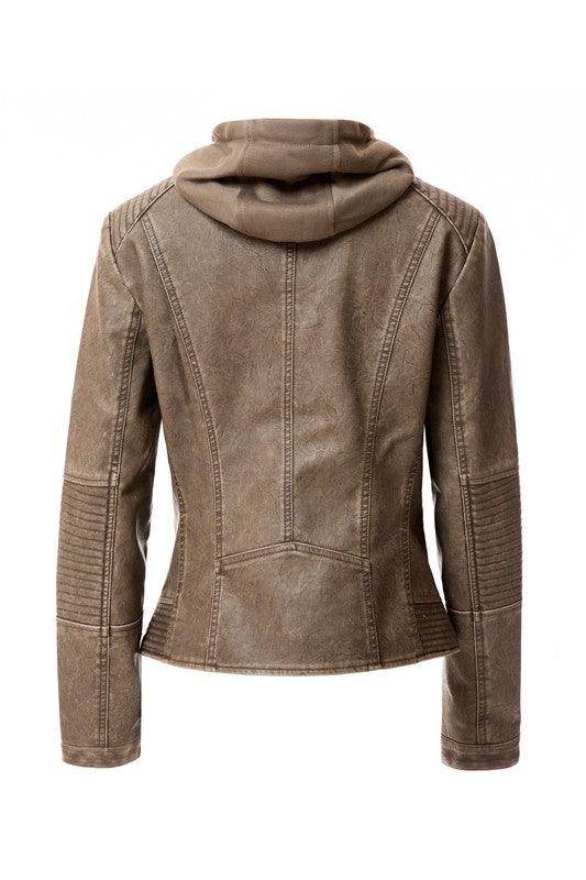 Women'S Pu Jacket - VacationGrabs