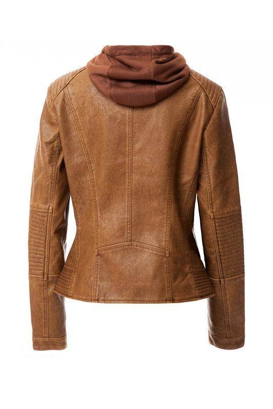 Women'S Pu Jacket - VacationGrabs