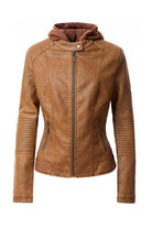 Women'S Pu Jacket - VacationGrabs