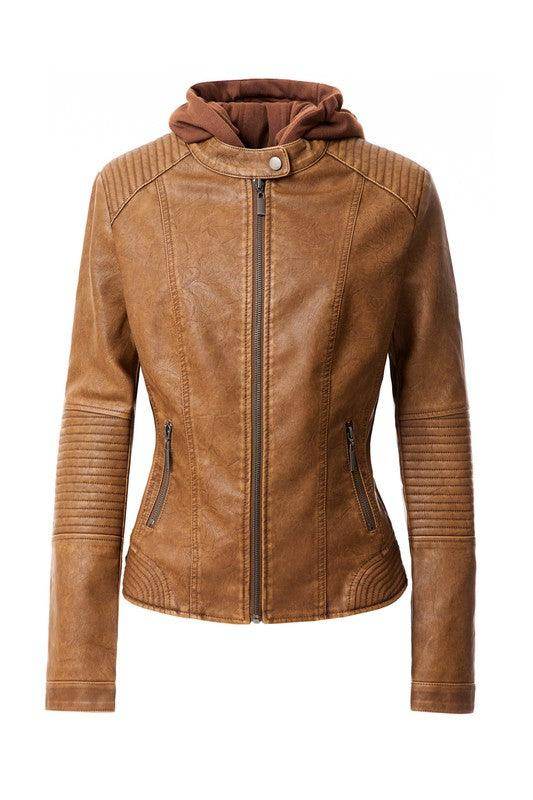 Women'S Pu Jacket - VacationGrabs