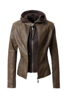 Women'S Pu Jacket - VacationGrabs