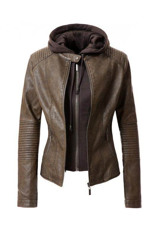 Women'S Pu Jacket - VacationGrabs