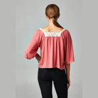 Women's Square Neck Lace Top - VacationGrabs