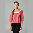 Women's Square Neck Lace Top - VacationGrabs
