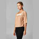 Women's Square Neck Lace Top - VacationGrabs