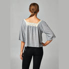 Women's Square Neck Lace Top - VacationGrabs