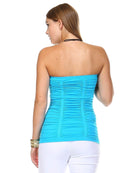 Women's Textured Knit Stretch Tube Top - VacationGrabs