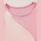 Two Tone Ribbed Knit Tank Tops - VacationGrabs