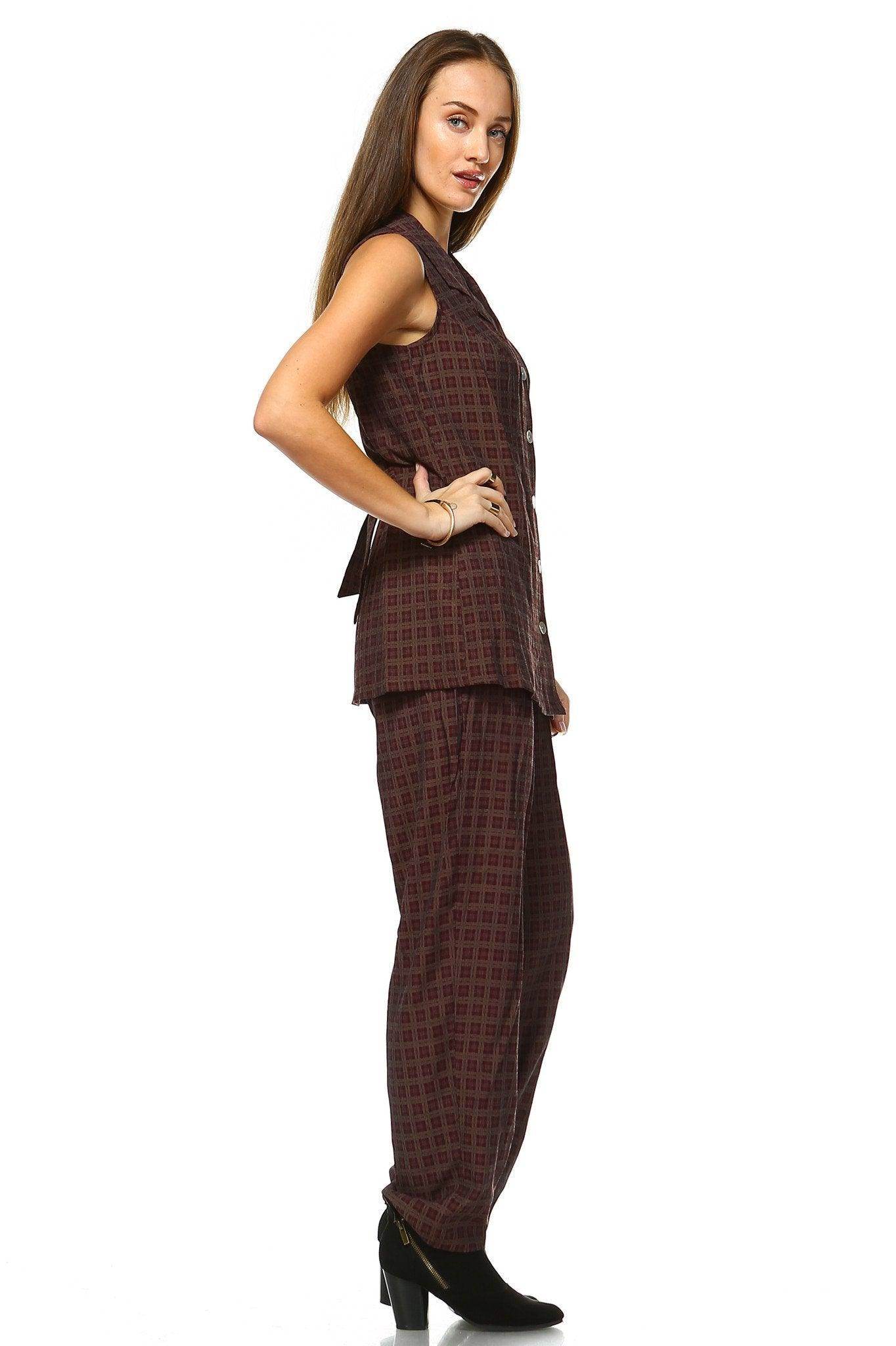 Women's Workwear 2 Piece Outfit Set - VacationGrabs