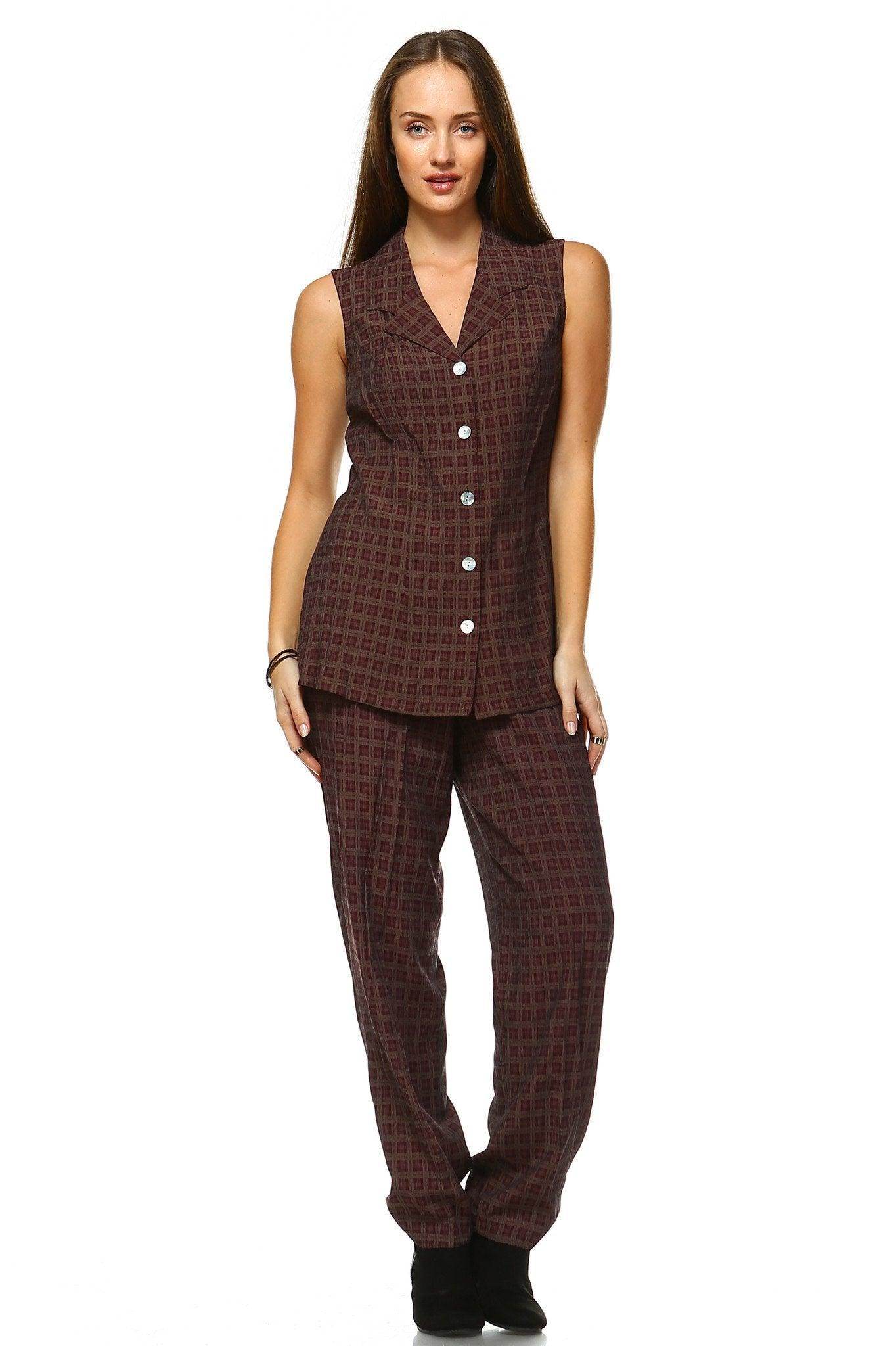Women's Workwear 2 Piece Outfit Set - VacationGrabs