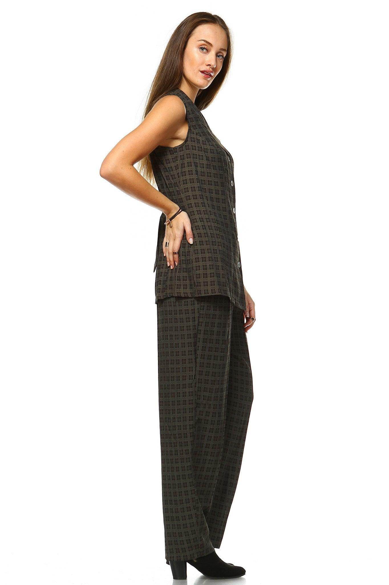 Women's Workwear 2 Piece Outfit Set - VacationGrabs