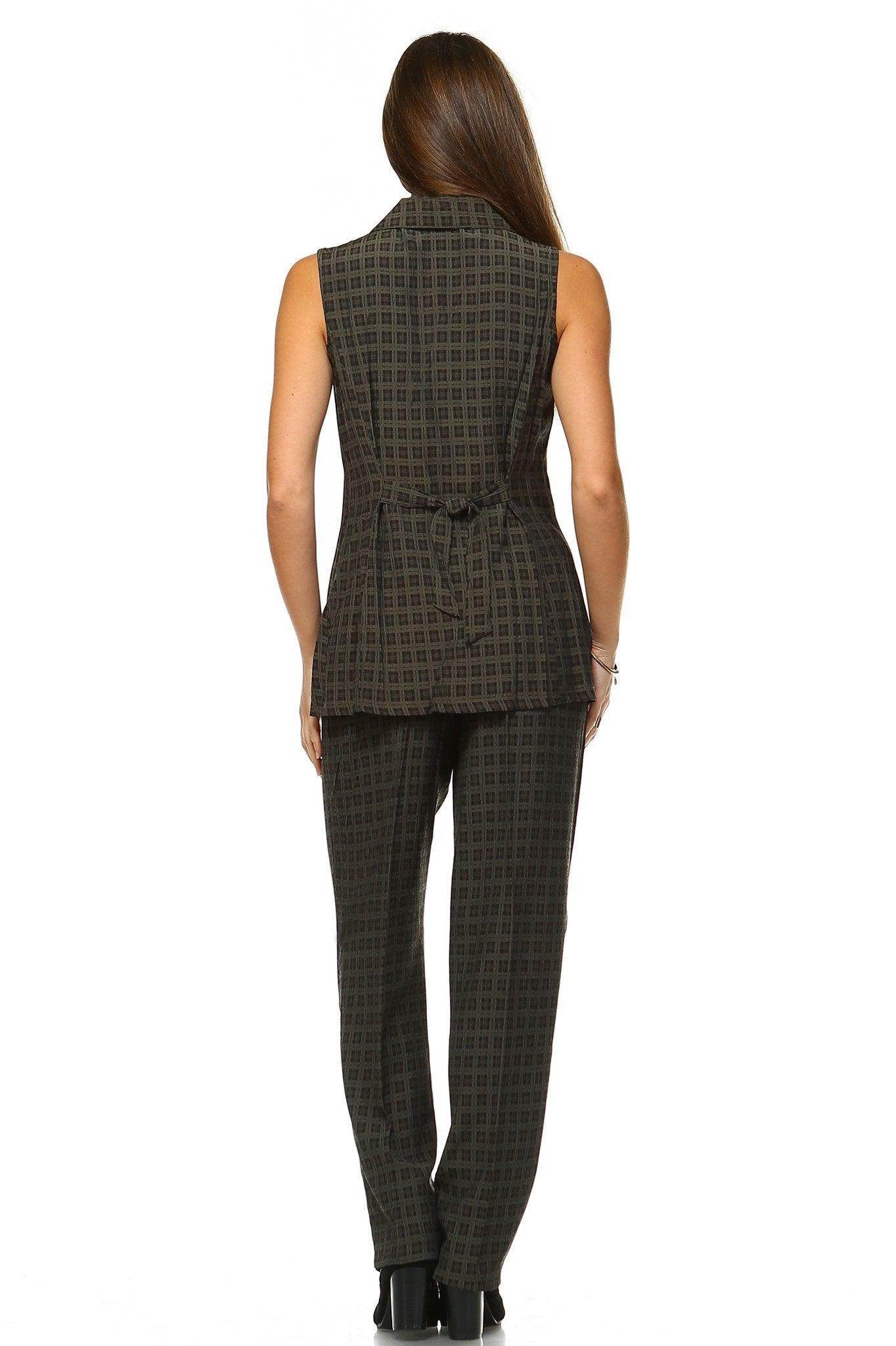 Women's Workwear 2 Piece Outfit Set - VacationGrabs
