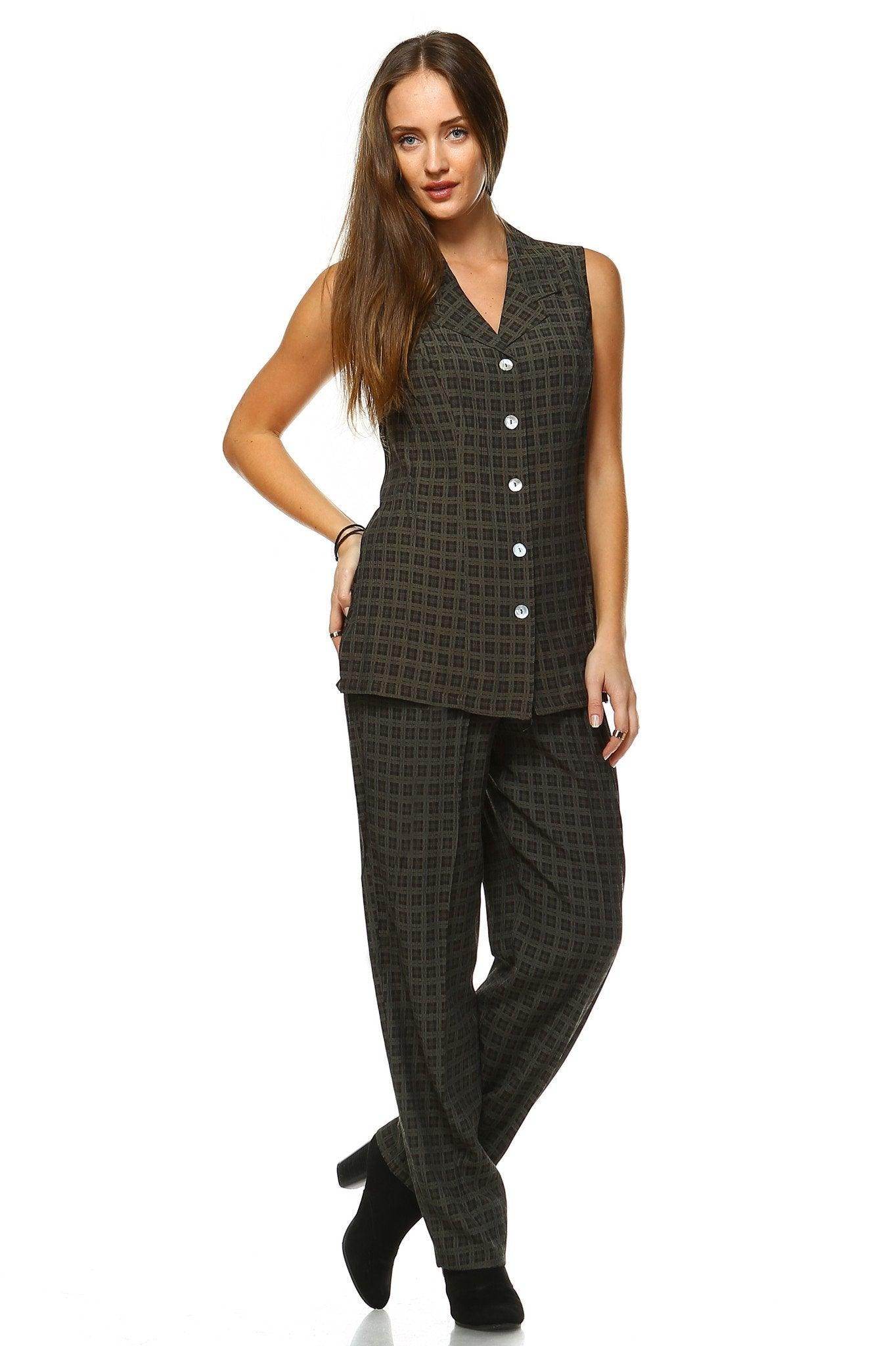 Women's Workwear 2 Piece Outfit Set - VacationGrabs