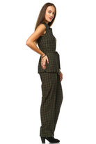 Women's Workwear Two Piece Pants Set - VacationGrabs