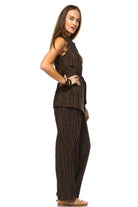 Women's Workwear Two Piece Pants Set - VacationGrabs