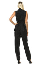 Women's Workwear Two Piece Pants Set - VacationGrabs