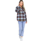 Womens Boyfriend Flannel Shirts - VacationGrabs